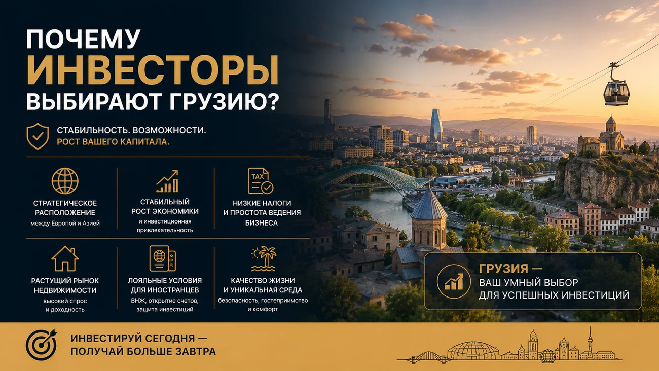 Почему инвесторы выбирают Грузию?